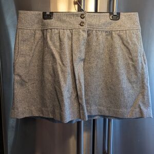 GAP Gray Wool-Blend Skirt